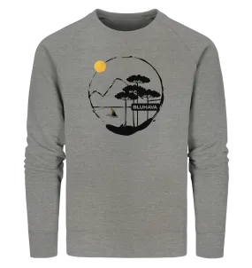 "GrungeLine Shark Pine" - Unisex Premium Organic Sweatshirt