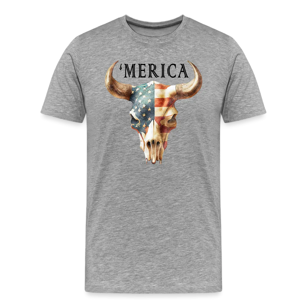 "Merica Moo-stique" - Bold Men's Premium 4th of July T-Shirt