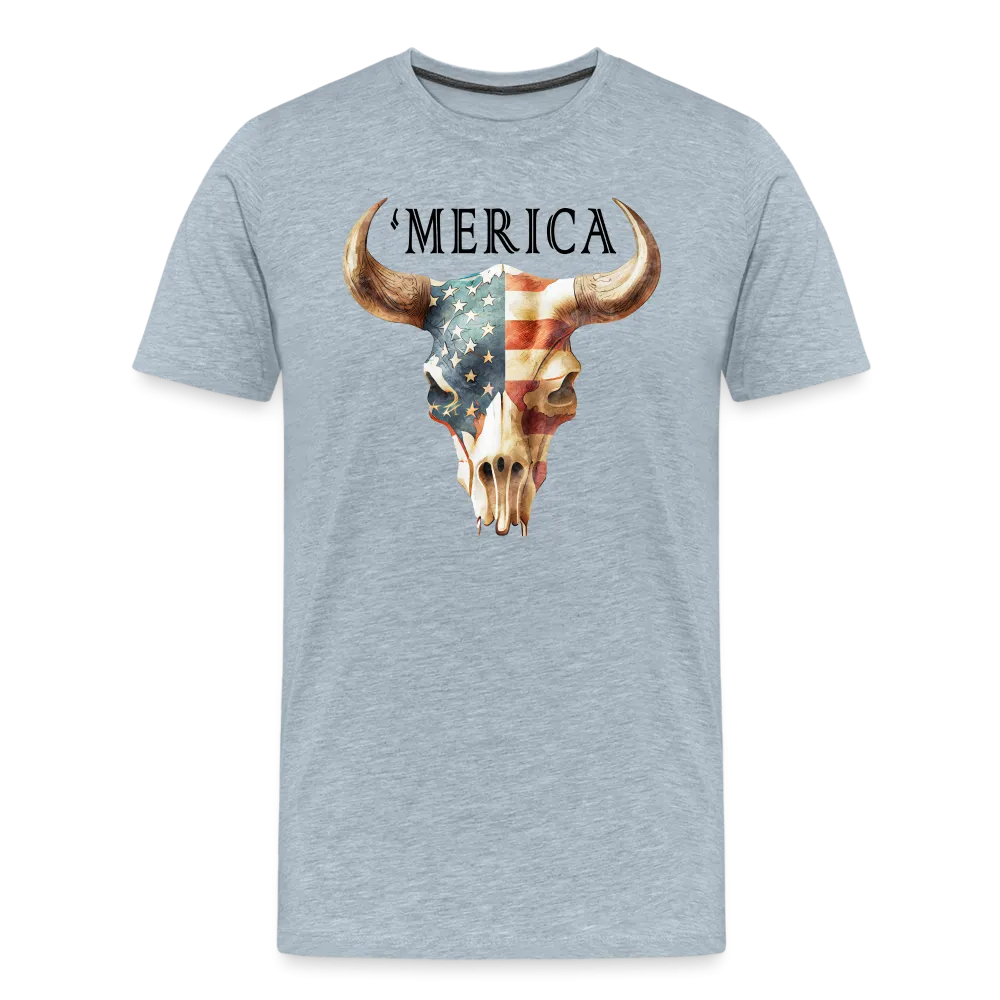 "Merica Moo-stique" - Bold Men's Premium 4th of July T-Shirt