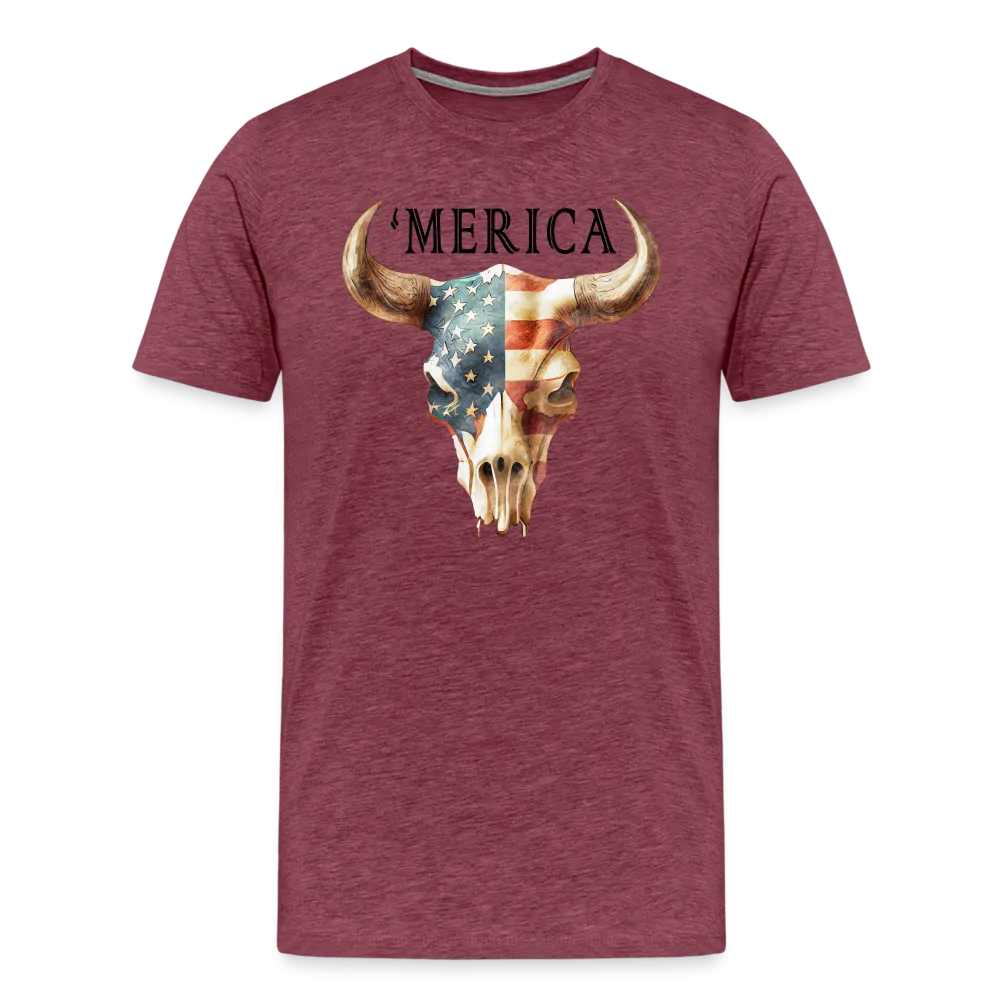 "Merica Moo-stique" - Bold Men's Premium 4th of July T-Shirt