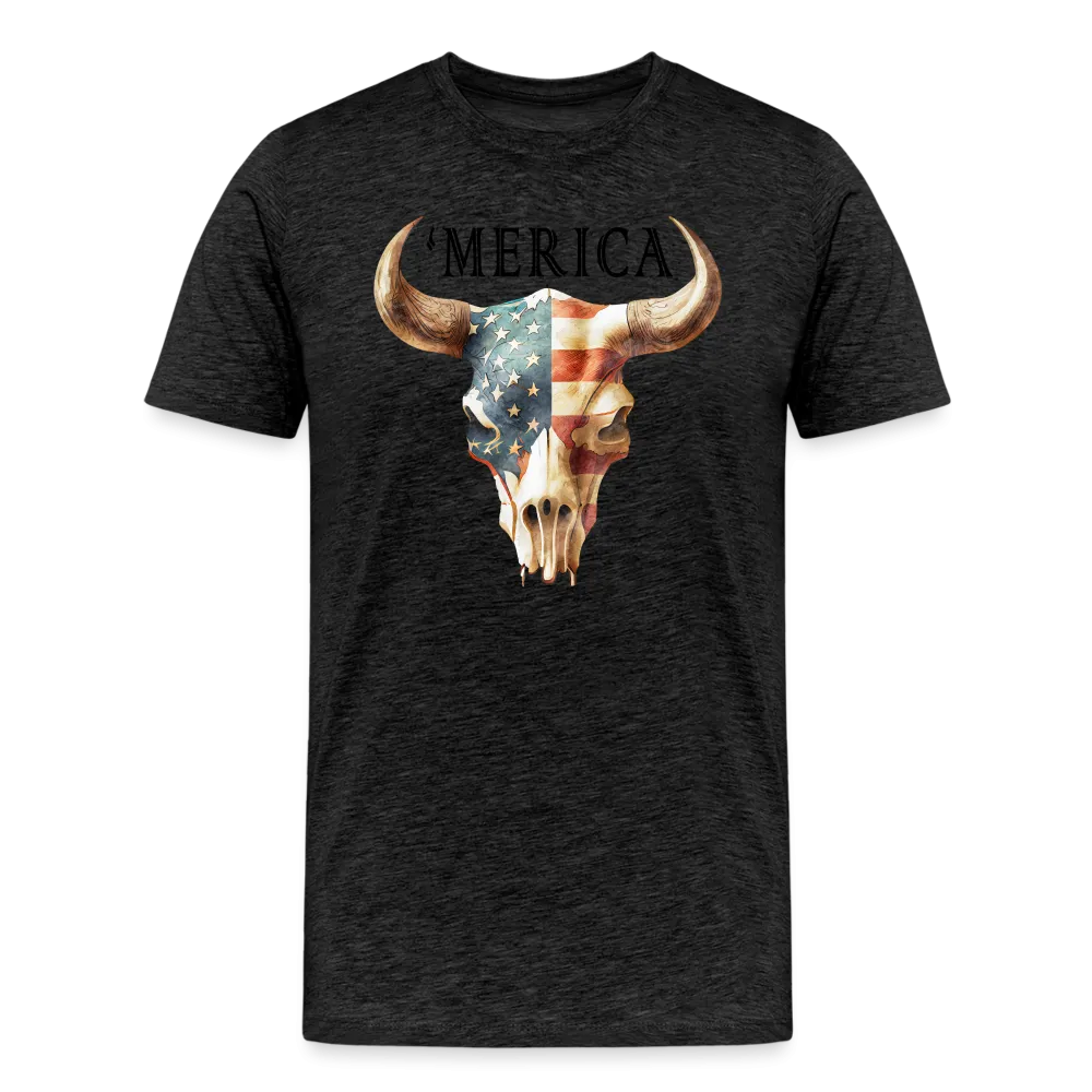 "Merica Moo-stique" - Bold Men's Premium 4th of July T-Shirt