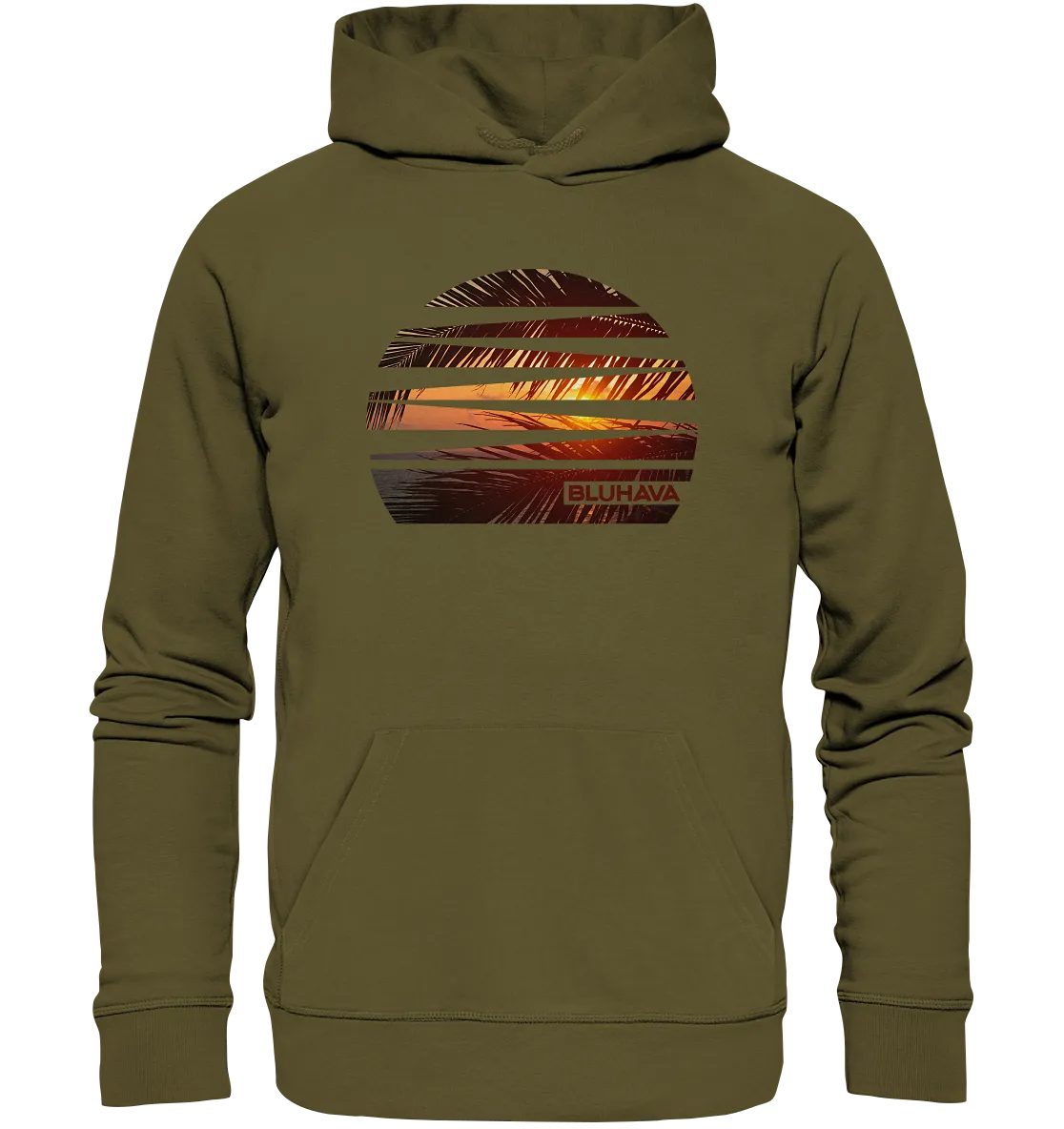 "Tropical Sunset" - Unisex Premium Organic Hoodie