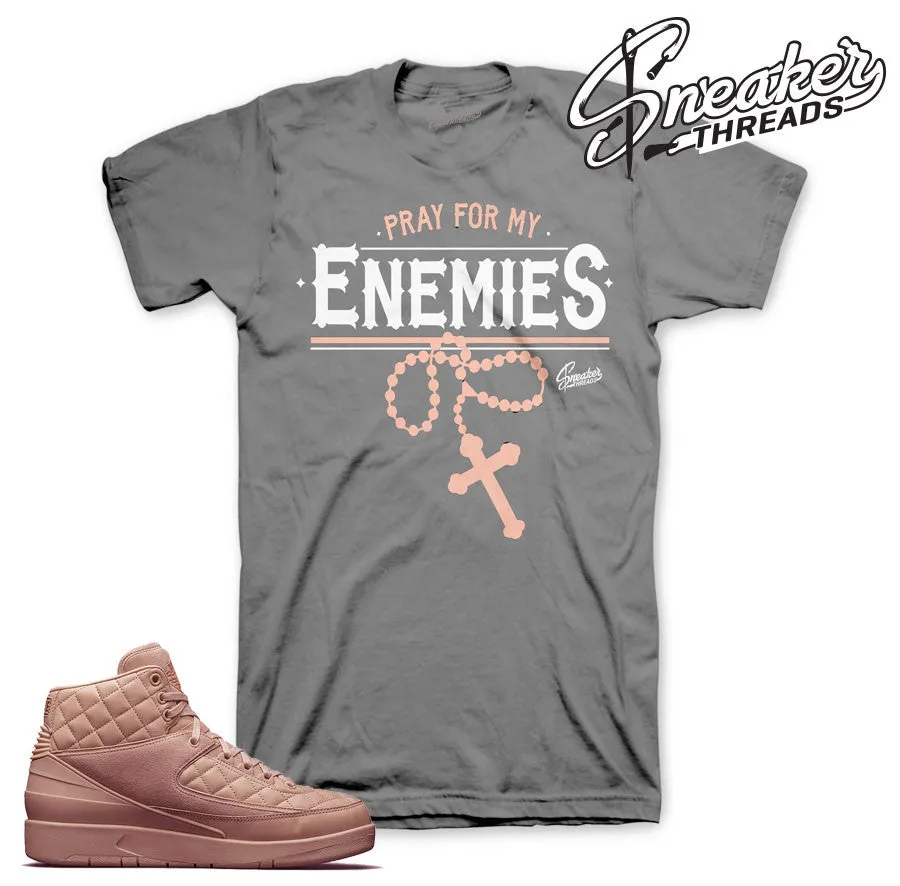 Retro 2 Just Don Arctic Orange Enemies Shirt