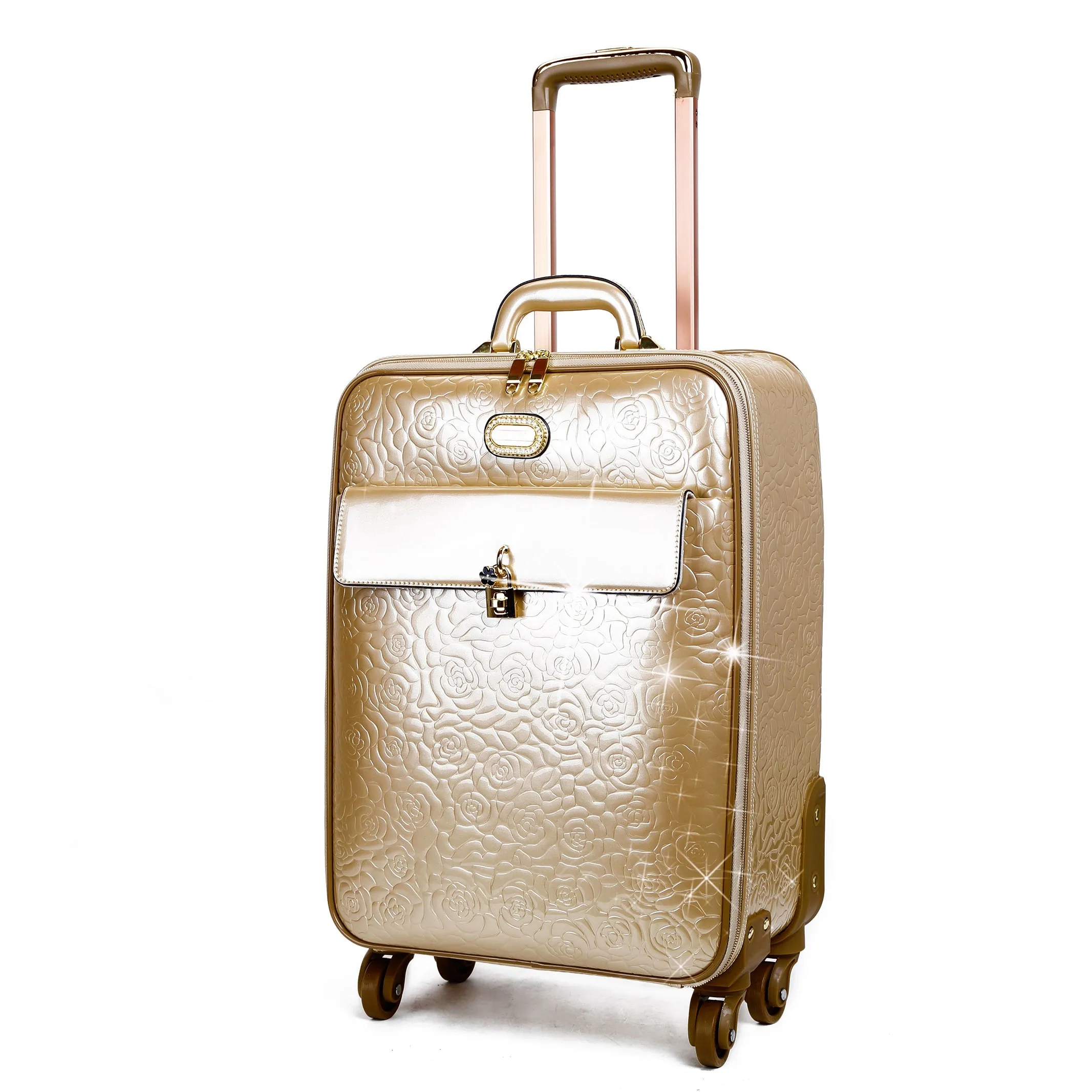 Rosy Lox Luggage Rolling Suitcase Spinner Luggage