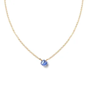 Short Gemstone Necklace - Tanzanite