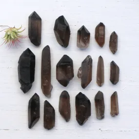 Smoky Quartz - Points, Double Terminated