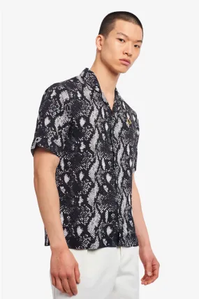 SNAKE PRINT REVERE SHIRT