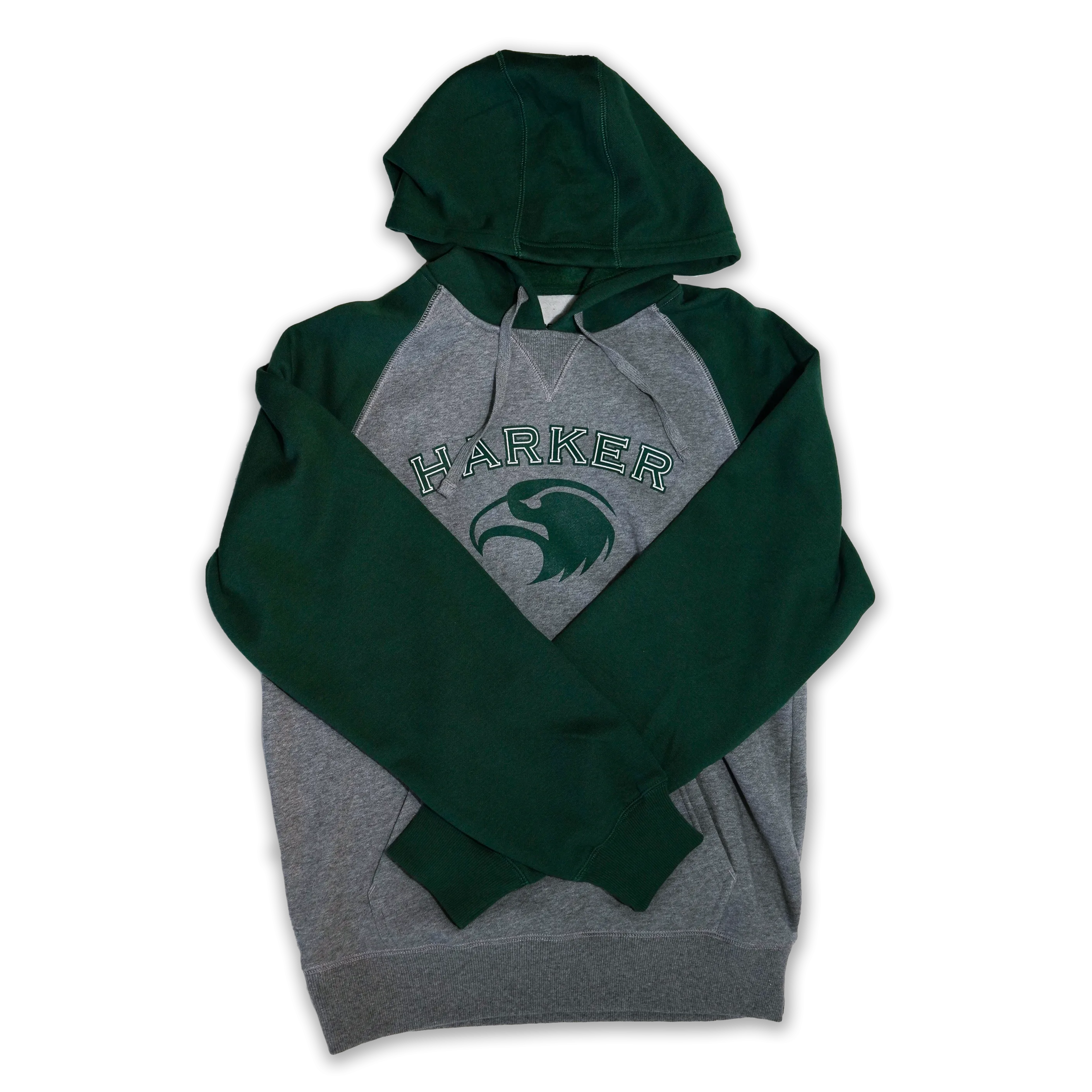 Unisex Eagle Head Color Block Hoodie