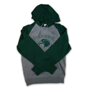 Unisex Eagle Head Color Block Hoodie