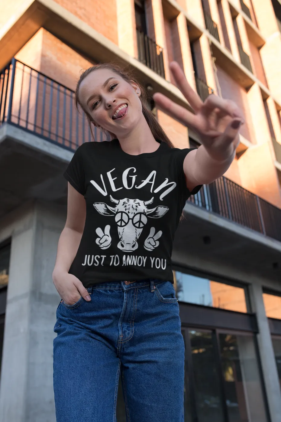 Vegan Just To Annoy You Unisex t-shirt