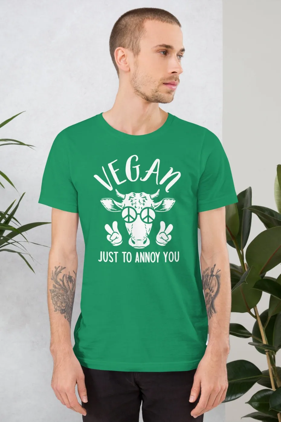 Vegan Just To Annoy You Unisex t-shirt