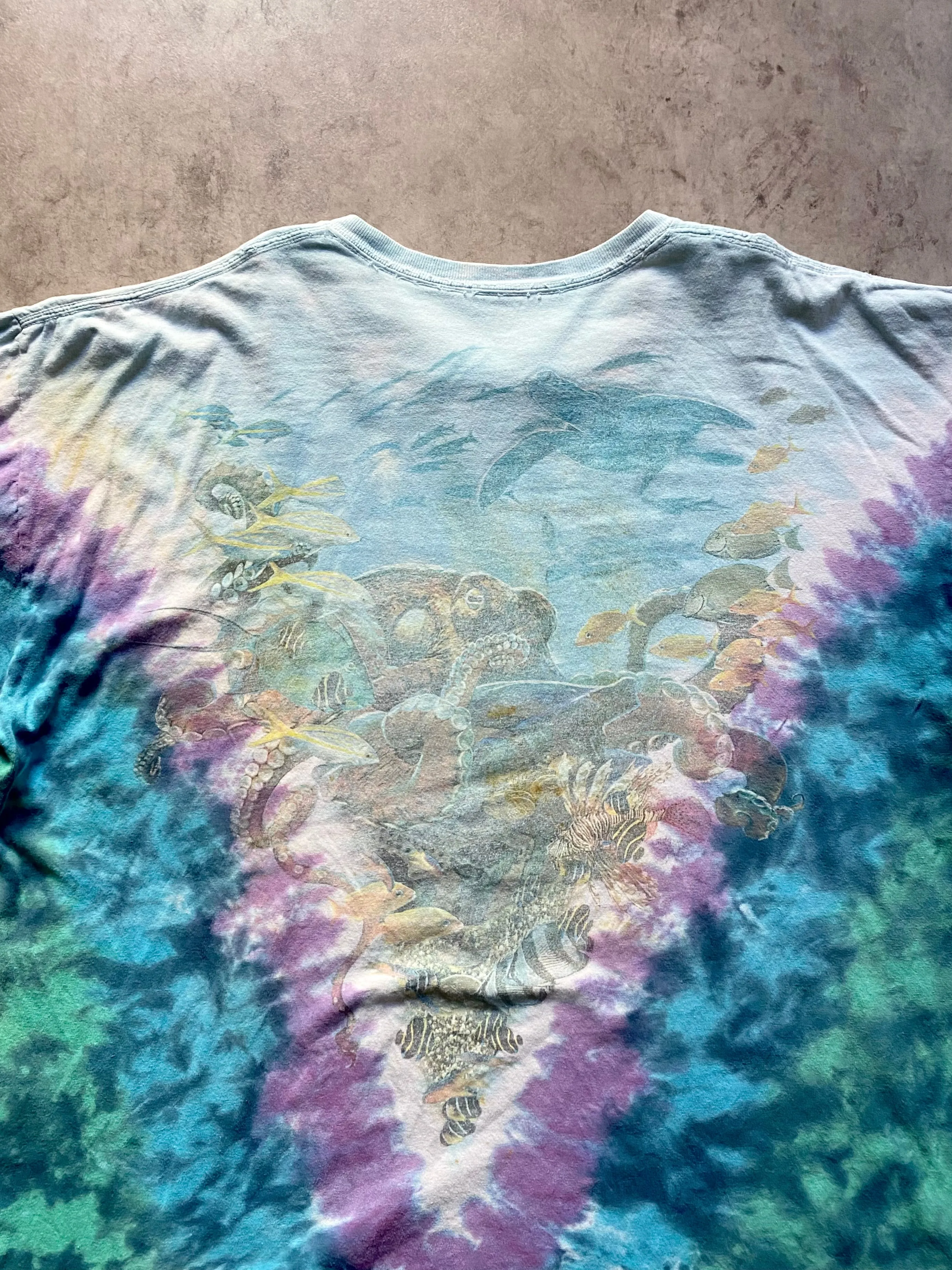 Vintage Liquid Blue Ocean Tee (XL)