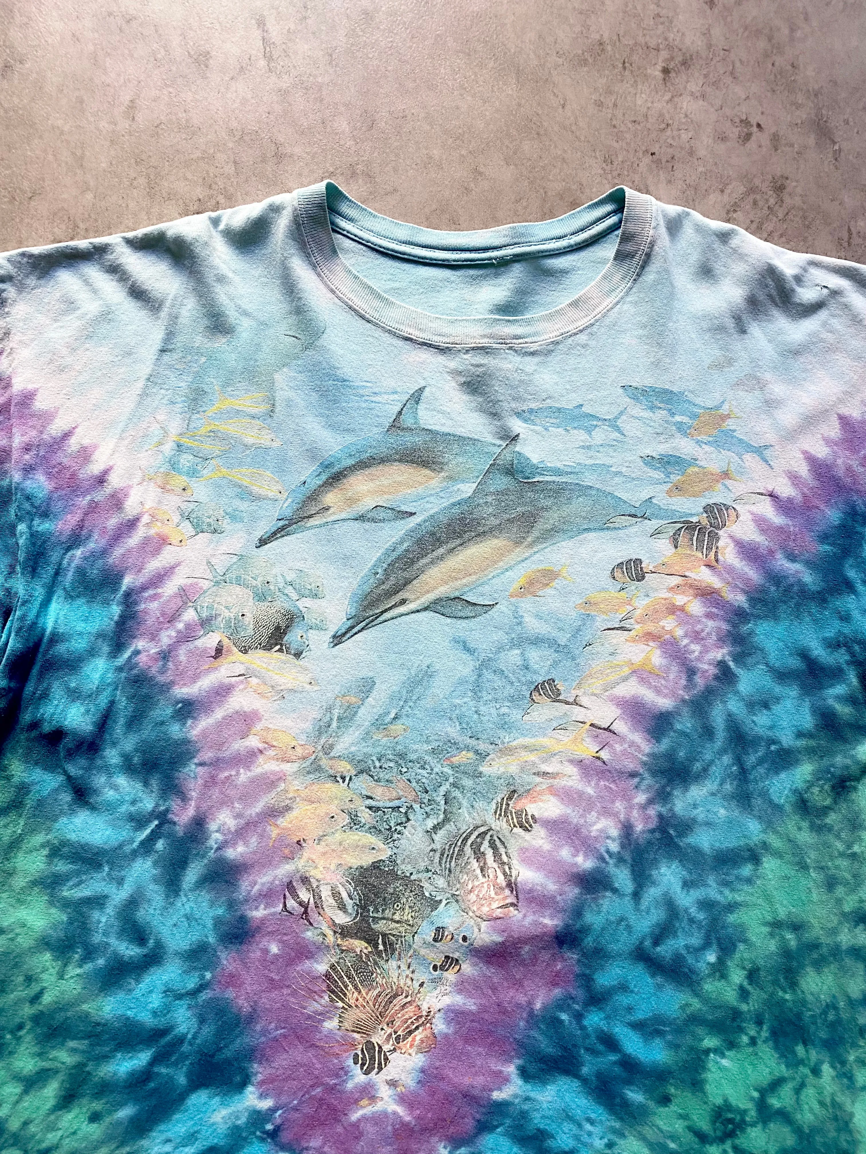 Vintage Liquid Blue Ocean Tee (XL)