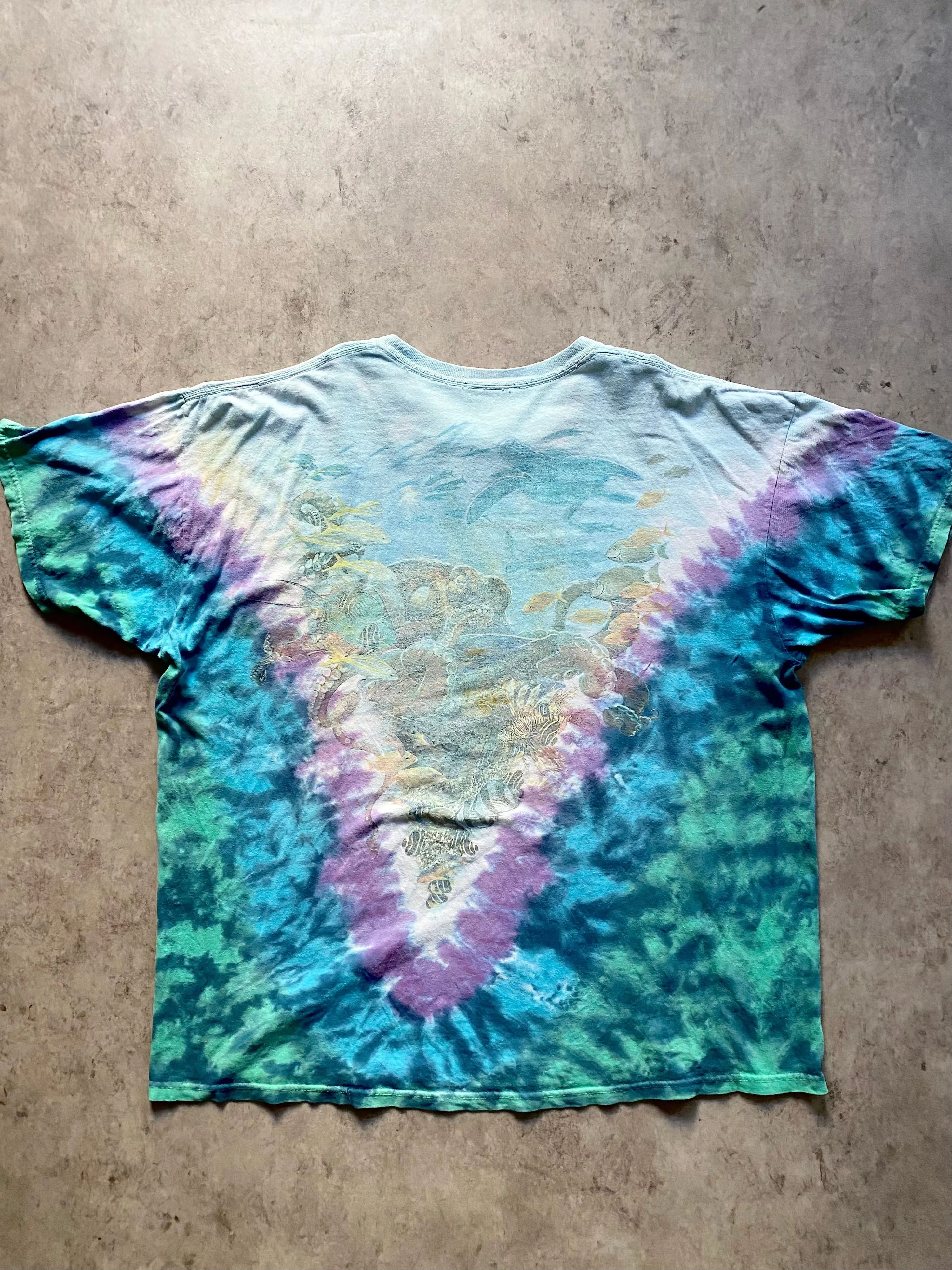 Vintage Liquid Blue Ocean Tee (XL)