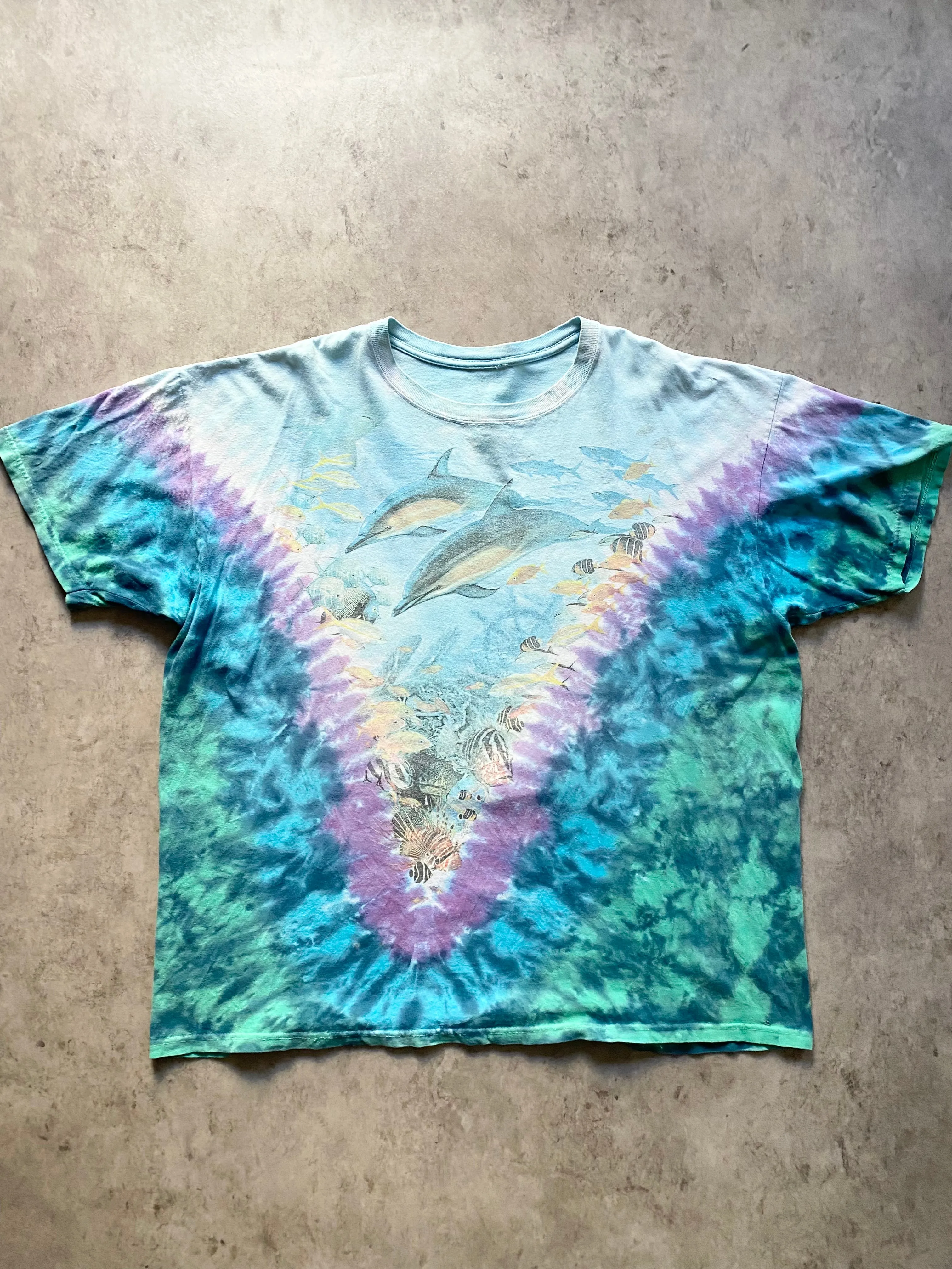 Vintage Liquid Blue Ocean Tee (XL)